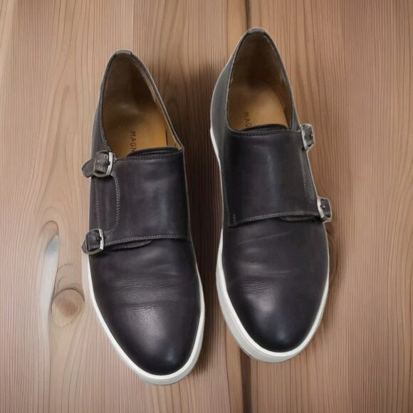 Magnanni Latham Men\'s Brown Leather Shoes Size 9.5 main image 5